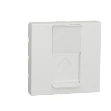 Schneider Electric New Unica Series Female RJ45 Socket, Flush Mount, Cat6, STP Shield 1 Port 8 -Way - NU341718 product image