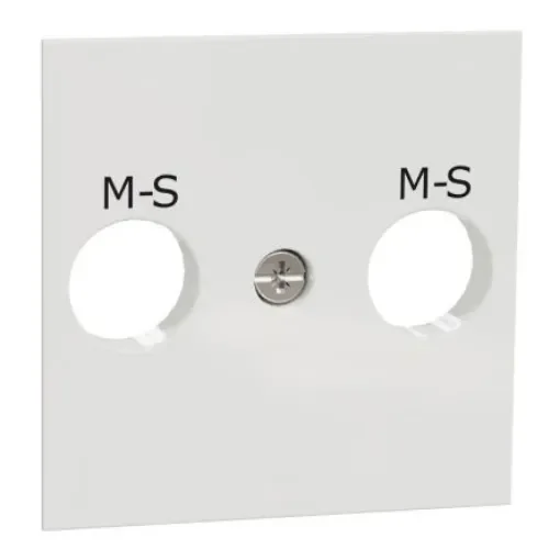 Schneider Electric, New Unica IP2XC White Screw Mount Horizontal Socket Socket - NU545718 product image