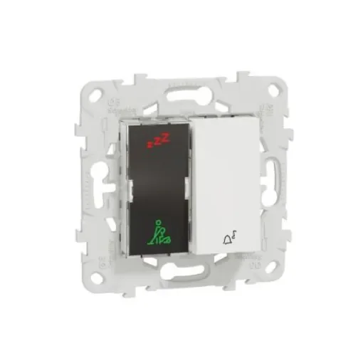 Schneider Electric, Screw Mount White LED Indicator, IP2X, Rectangular, 230V ac - NU577718 product image