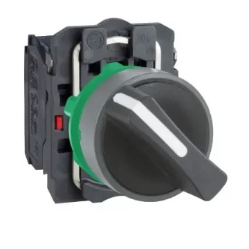 Schneider Electric Handle Selector Switch - (SPDT) 22mm Cutout Diameter 2 Positions - XB5AD25C0 product image