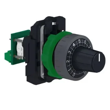 Schneider Electric Selector Switch - 22mm Cutout Diameter - XB5ADCUST02 product image