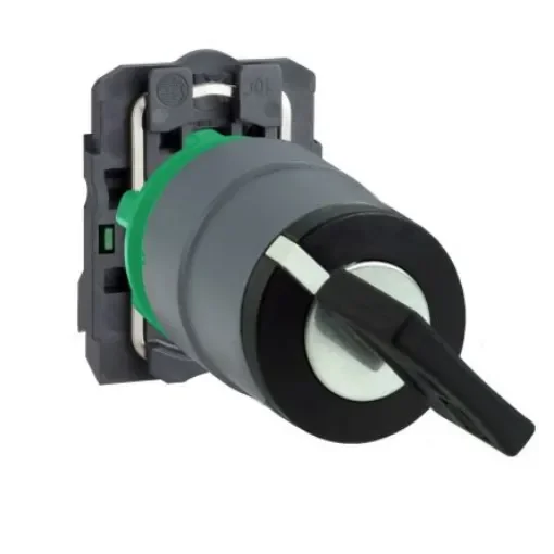 Schneider Electric Key Selector Switch - (1NO) 22mm Cutout Diameter 2 Positions - XB5AG21C0 product image