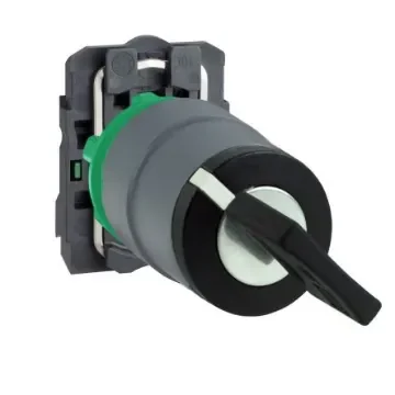 Schneider Electric Key Selector Switch - (1NO) 22mm Cutout Diameter 2 Positions - XB5AG41C0 product image