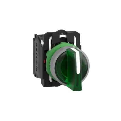 Schneider Electric Handle Selector Switch - (SPDT) 22mm Cutout Diameter, Illuminated 3 Positions - XB5AK133B5C0 product image