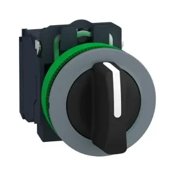 Schneider Electric Handle Selector Switch - (2NO) 30.5mm Cutout Diameter 3 Positions - XB5FD53C0 product image