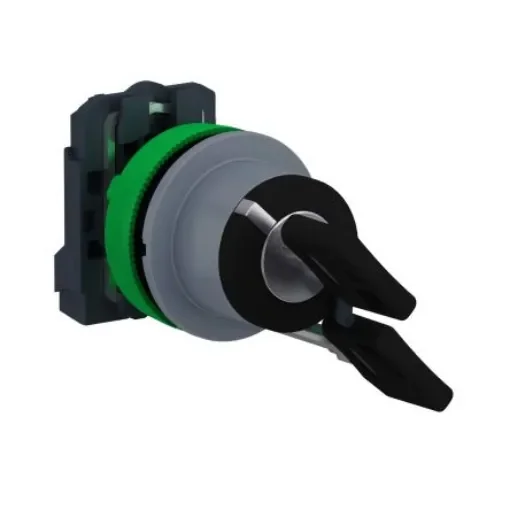 Schneider Electric Key Selector Switch - (1NO) 30.5mm Cutout Diameter 2 Positions - XB5FG61C0 product image