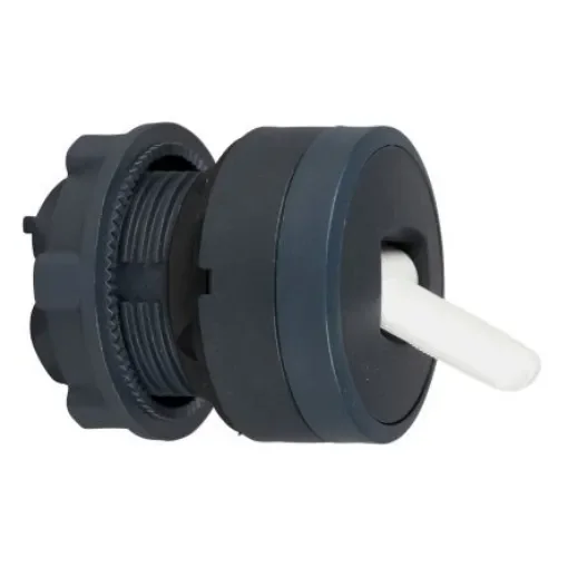 Schneider Electric Harmony XB5 Series 2 Position Selector Switch Head, 22mm Cutout, Black Handle - ZB5AD2801 product image