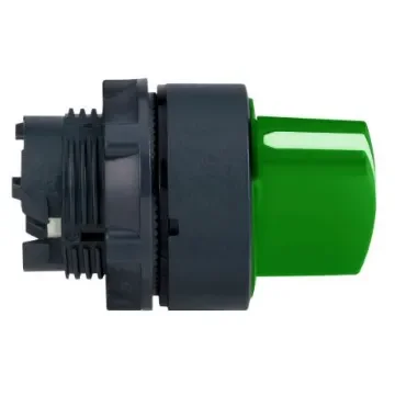 Schneider Electric ZB5 Series 3 Position Selector Switch Head, 22mm Cutout, Green Handle - ZB5AD303 product image