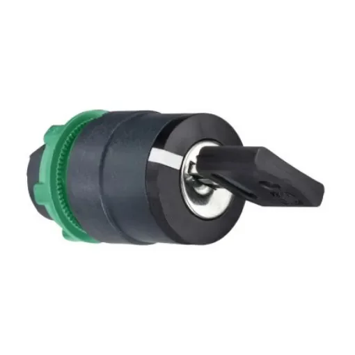 Schneider Electric ZB5 Series 3 Position Selector Switch Head, 22mm Cutout, Black Handle - ZB5AG012 product image