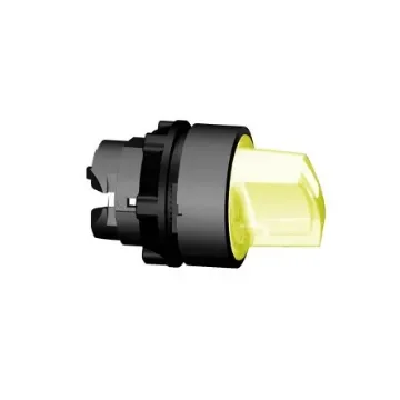 Schneider Electric Harmony XB5 Series 2 Position Selector Switch Head, 22mm Cutout, Orange Handle - ZB5AK1453 product image