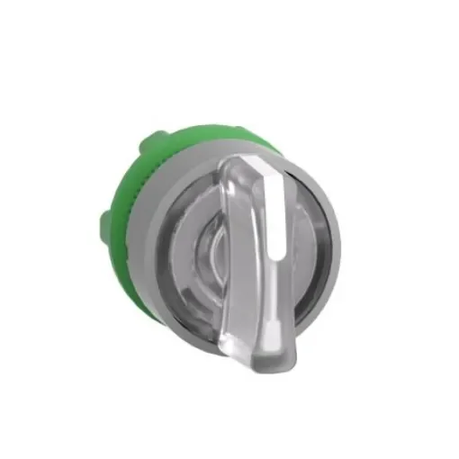 Schneider Electric Harmony XB5 Series 3 Position Selector Switch Head, 22mm Cutout, White Handle - ZB5AK1513C0 product image