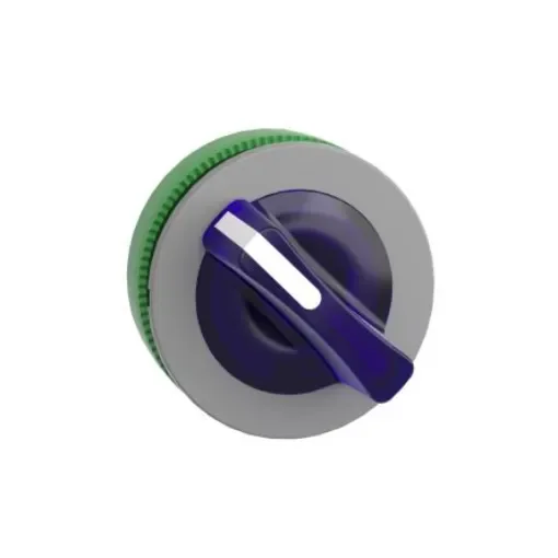 Schneider Electric Harmony XB5 Series 2 Position Selector Switch Head, 30.5mm Cutout, Blue Handle - ZB5FK1263C0 product image