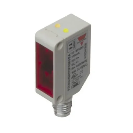 Carlo Gavazzi Retroreflective Photoelectric Sensor, Rectangular Sensor, 6000 mm Detection Range - PD30CNR60PAM5SA product image