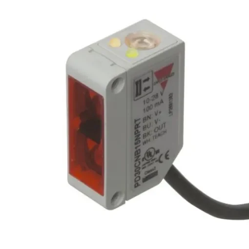 Carlo Gavazzi Through Beam Photoelectric Sensor, Rectangular Sensor, 15000 mm Detection Range - PD30CNT15PMU product image