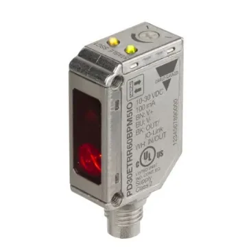 Carlo Gavazzi Polarized Retro Reflective Photoelectric Sensor, Rectangular Sensor, 6000 mm Detection Range IO-LINK - PD30ETRR60BPM5IO product image