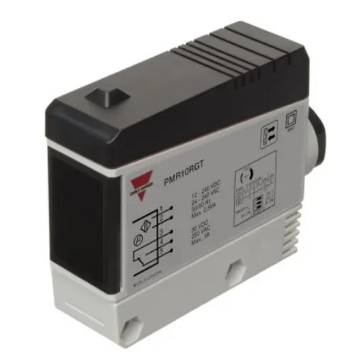 Carlo Gavazzi Retroreflective Photoelectric Sensor, Rectangular Sensor, 10000 mm Detection Range - PMR10RGT product image