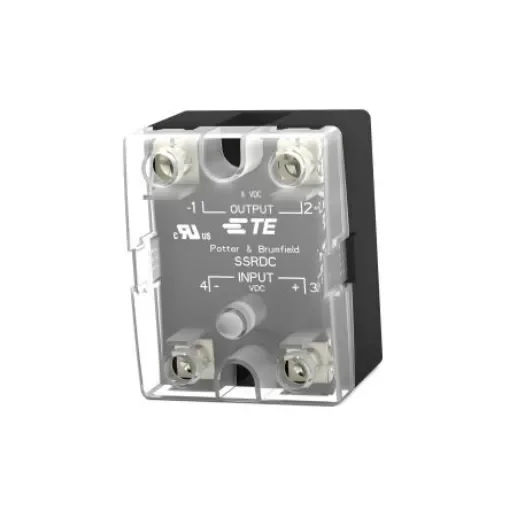 TE Connectivity SSRDC Series Solid State Relay, 25 A Load, Chassis Mount, 200 V ac/dc Load, 32 V ac/dc Control - SSRDC-200D25  2330274-2 product image