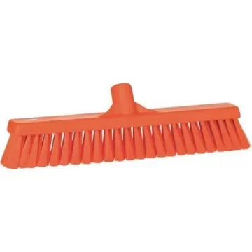 Vikan Broom, Orange With Polyester, Polypropylene, Stainless Steel Bristles for  for General Purpose - 31798 product image