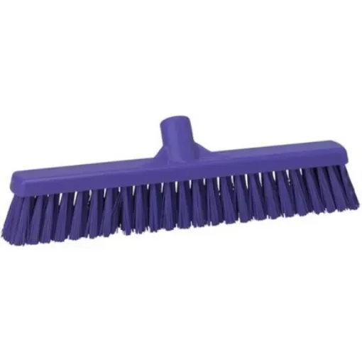 Vikan Broom, Violet With Polyester, Polypropylene, Stainless Steel Bristles for  for General Purpose - 31799 product image