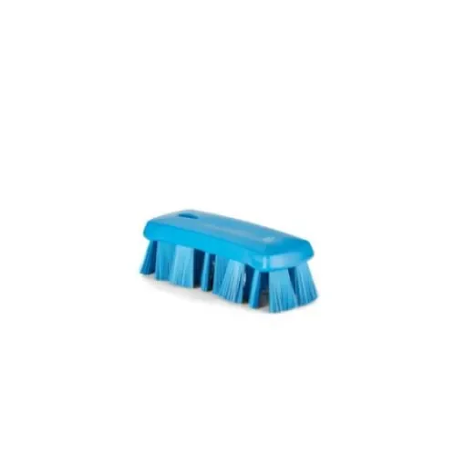 Vikan Hard Bristle Blue Hand Brush, 176mm bristle length, Polyester bristle material - 38913 product image