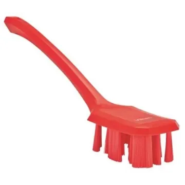 Vikan Hard Bristle Yellow Hand Brush, 395mm bristle length, Polyester bristle material - 41966 product image