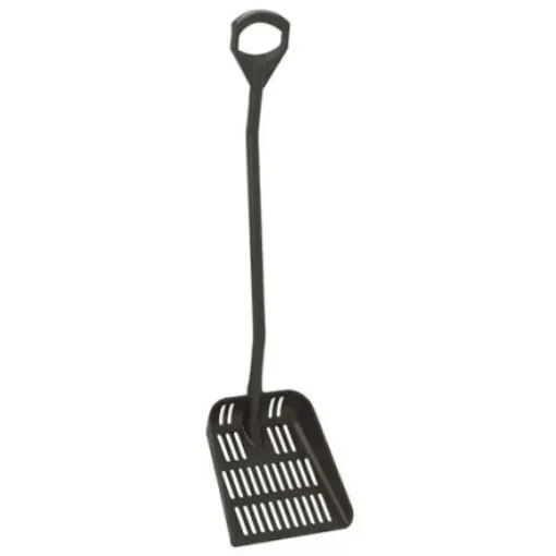 Vikan 380 x 340 x 90 mm Ergonomic Shovel With Drain Holes - 56049 product image