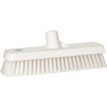 Vikan Broom, White With Polyester, Polypropylene, Stainless Steel Bristles for Deck washer brush - 70605 product image