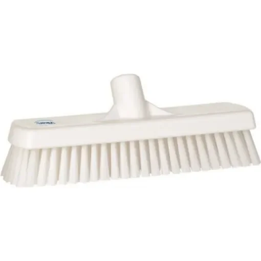 Vikan Broom, White With Polyester, Polypropylene, Stainless Steel Bristles for Deck washer brush - 70605 product image