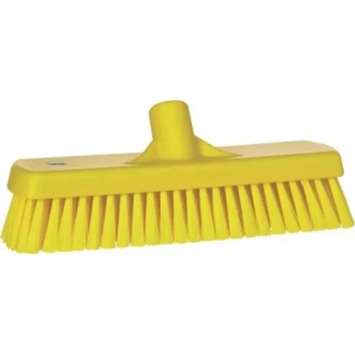 Vikan Broom, Yellow With Polyester, Polypropylene, Stainless Steel Bristles for Deck washer brush - 70606 product image