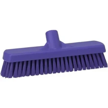 Vikan Broom, Purple With Polyester, Polypropylene, Stainless Steel Bristles for Multipurpose Cleaning - 70608 product image