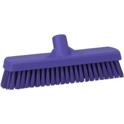 Vikan Broom, Purple With Polyester, Polypropylene, Stainless Steel Bristles for Multipurpose Cleaning - 70608 product image