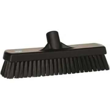 Vikan Broom, Black With Polyester, Polypropylene, Stainless Steel Bristles for Deck washer brush - 70609 product image