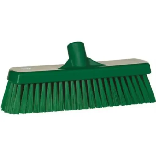 Vikan Broom, Green With Polyester, Polypropylene, Stainless Steel Bristles for  for General Purpose - 70682 product image