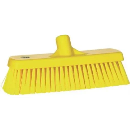 Vikan Broom, Yellow With Polyester, Polypropylene, Stainless Steel Bristles for  for General Purpose - 70686 product image