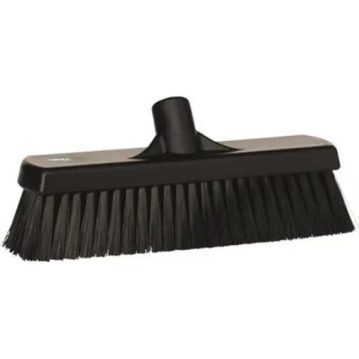 Vikan Broom, Black With Polyester, Polypropylene, Stainless Steel Bristles for  for General Purpose - 70689 product image