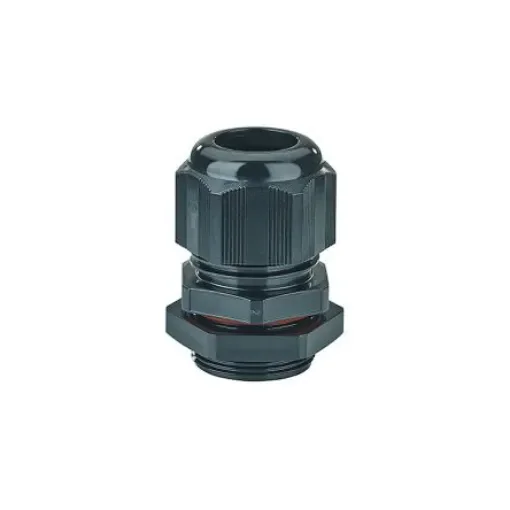 HENSEL AXM Series Black Polycarbonate Cable Gland, M32 Thread, 14mm min., 21mm max., IP66 - AXM 32 product image