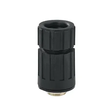 HENSEL GSC Series Black PBT Cable Gland, M25 Thread, 20.5mm min., 26.5mm max., IP66, IP68 - GSC 25 product image