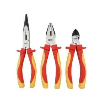 Avit AV06051 3-Piece Insulated Plier Set, 160 mm, 180 mm, 200 mm Overall, Straight Tip product image