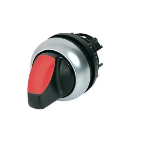 Eaton Selector Switch - 22.5mm Cutout Diameter, Illuminated 3 Positions - 216845 M22-WRLK3-R product image