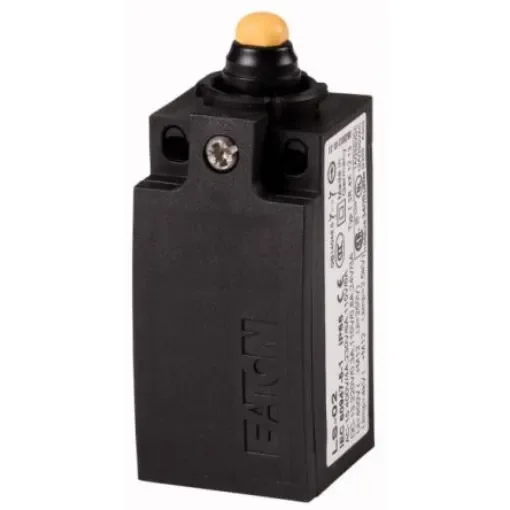 Eaton Plunger Limit Switch, 1NO/1NC, IP66, IP67, Plastic Housing, 400V ac Max, 4A Max - 272020 LS-11S-SW product image