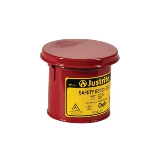 Justrite Steel Safety Bench Can, 1L - JUT10175RD product image