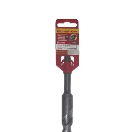 Starrett SDS Drill Set Series Carbide Tipped SDS Plus Drill Bit, 25mm Diameter, 460 mm Overall - KBPX25E product image