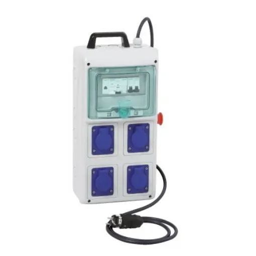 Schneider Electric, Kaedra IP44 Light Grey Surface Mount 2P + E Distribution Unit Plug, Socket, Rated At 16A, 230 V - PFR10102 product image