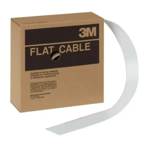 3M 3801 Series Flat Ribbon Cable, 40-Way, 1.27mm Pitch, 30.48m Length, IDC to IDC - 7000005919 product image