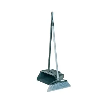 Robert Scott Black, Grey Dustpan & Brush for Dust Cleaning with brush included - 101045 product image