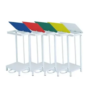 Robert Scott 92L Pedal Sack Holder Bin 92L Blue, Green, Red, White, Yellow Pedal Steel Bin Bag Holder - 101706 product image