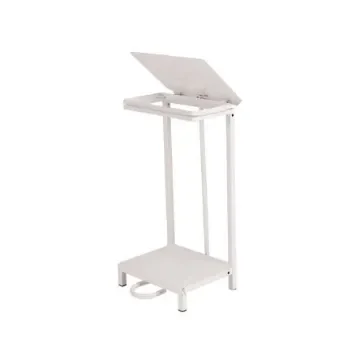 Robert Scott 92L Pedal Sack Holder Bin 92L White Pedal Steel Bin Bag Holder - 101706/W product image