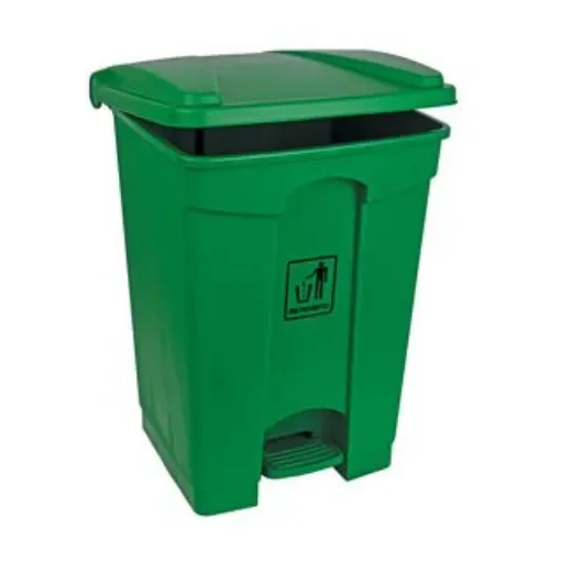 Robert Scott 45L Polypropylene Pedal Bin 45L Green Pedal Polypropylene Waste Bin - 101709/G product image