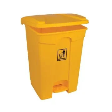 Robert Scott 45L Polypropylene Pedal Bin 45L Yellow Pedal Polypropylene Waste Bin - 101709/Y product image