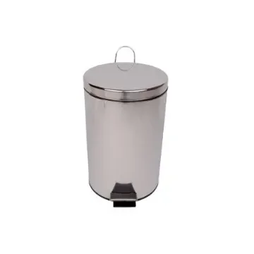 Robert Scott 12L Stainless Steel Pedal Bin 12L Steel Pedal Steel Waste Bin - 101713 product image